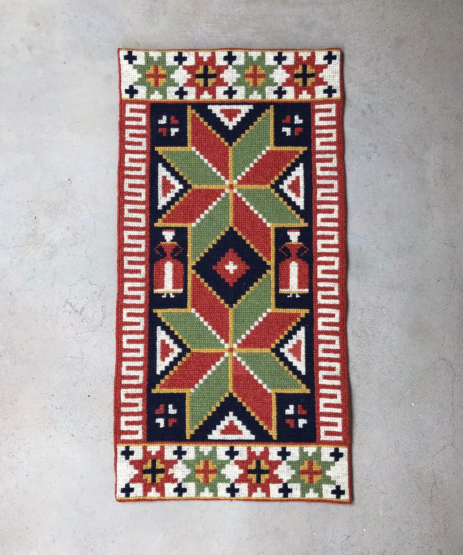 Tapisserie Vintage Suédoise/Accrochage
