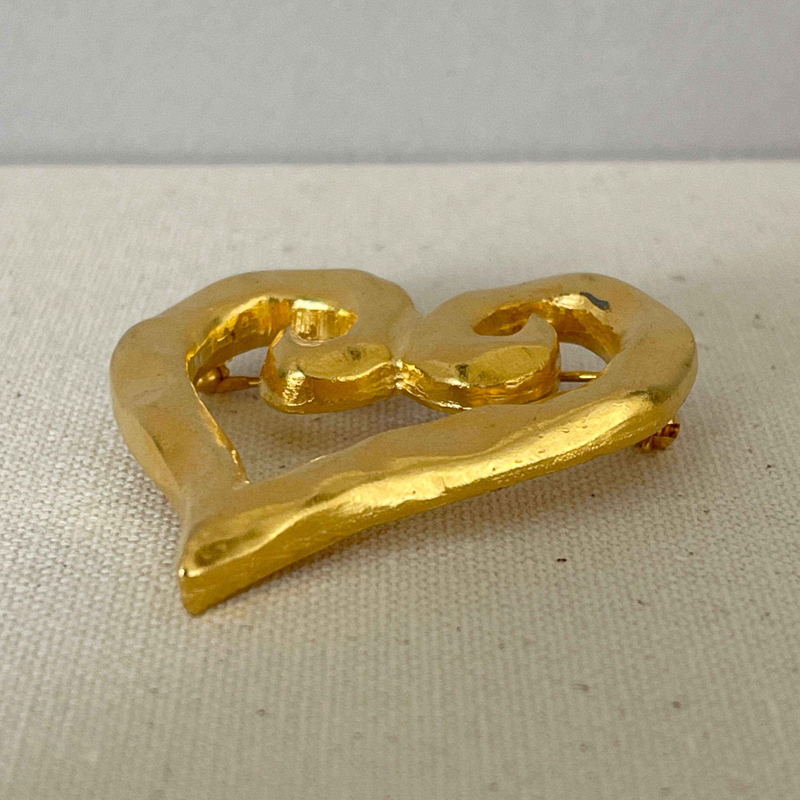 EDOUARD RAMBAUD BROOCH / French Vintage Bijoux / Champagne Perrier