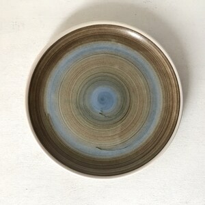 Vintage Longchamps Plate: Set of 6 handpainted ceramic dishes, 70s French Decor image 11