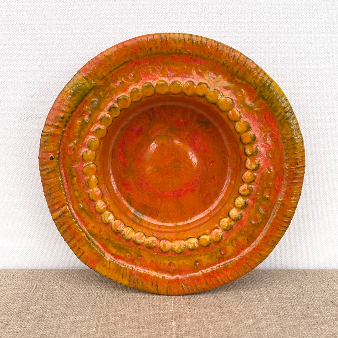 SWEDISH CERAMIC BOWL / Retro / Collectible / Fine Art Ceramic / Pottery