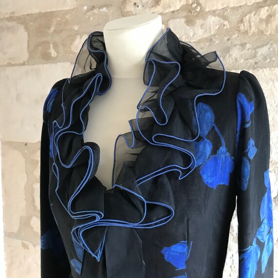 MARIE MARTINE DRESS / French vintage dress / 80s /