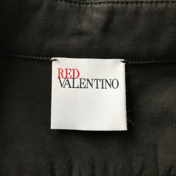 RED VALENTINO DRESS / Made Italy / Black / Cotton / Luxury - Etsy Denmark
