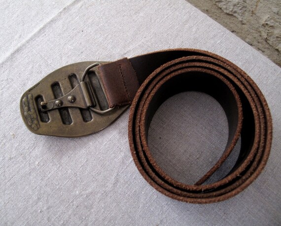 Ceinture En Cuir Chevignon Marron - Taille Unique Femme, Occasion Comme Neuf