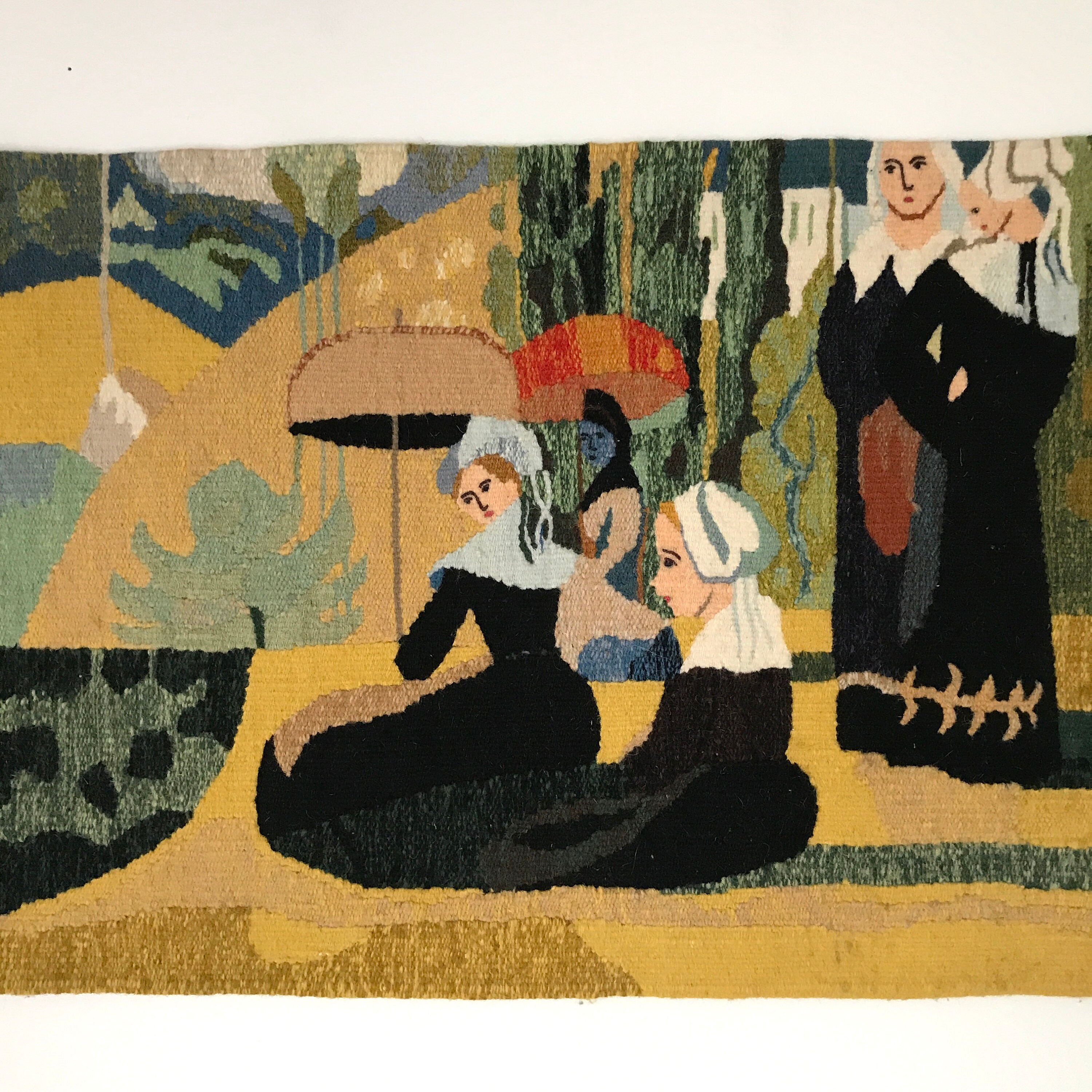Superbe Tapisserie Suédoise/Célèbre