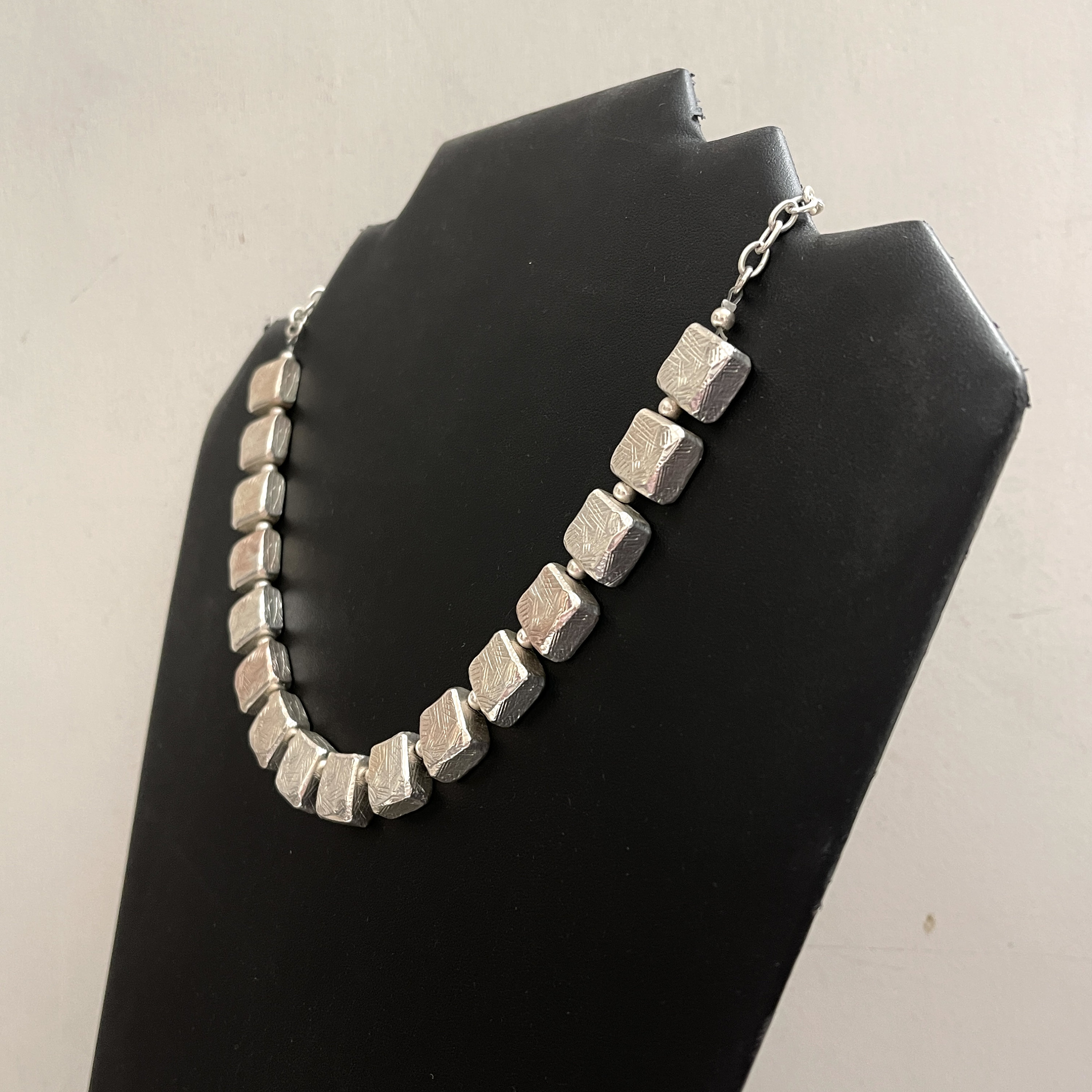 Collier Argenté Dolce Vita - Collier Articulé - En Métal - Occasion Très Bon état