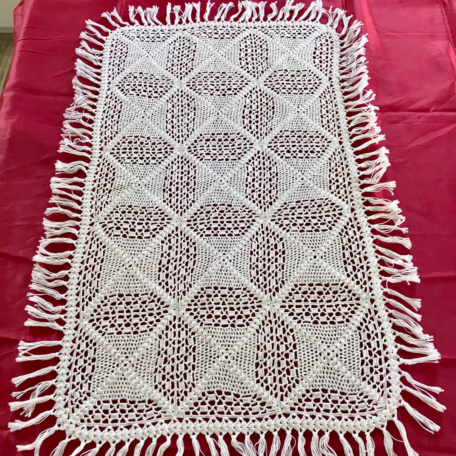 Nappe Suédoise Au Crochet/Vintage