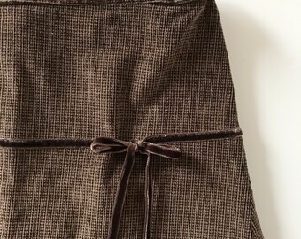 JUPE JUDITH LACROIX / Jupe fille / Français vintage / 8 ans / Jupe enfant / Marron / Vêtements enfants / Jupe hiver / Noël