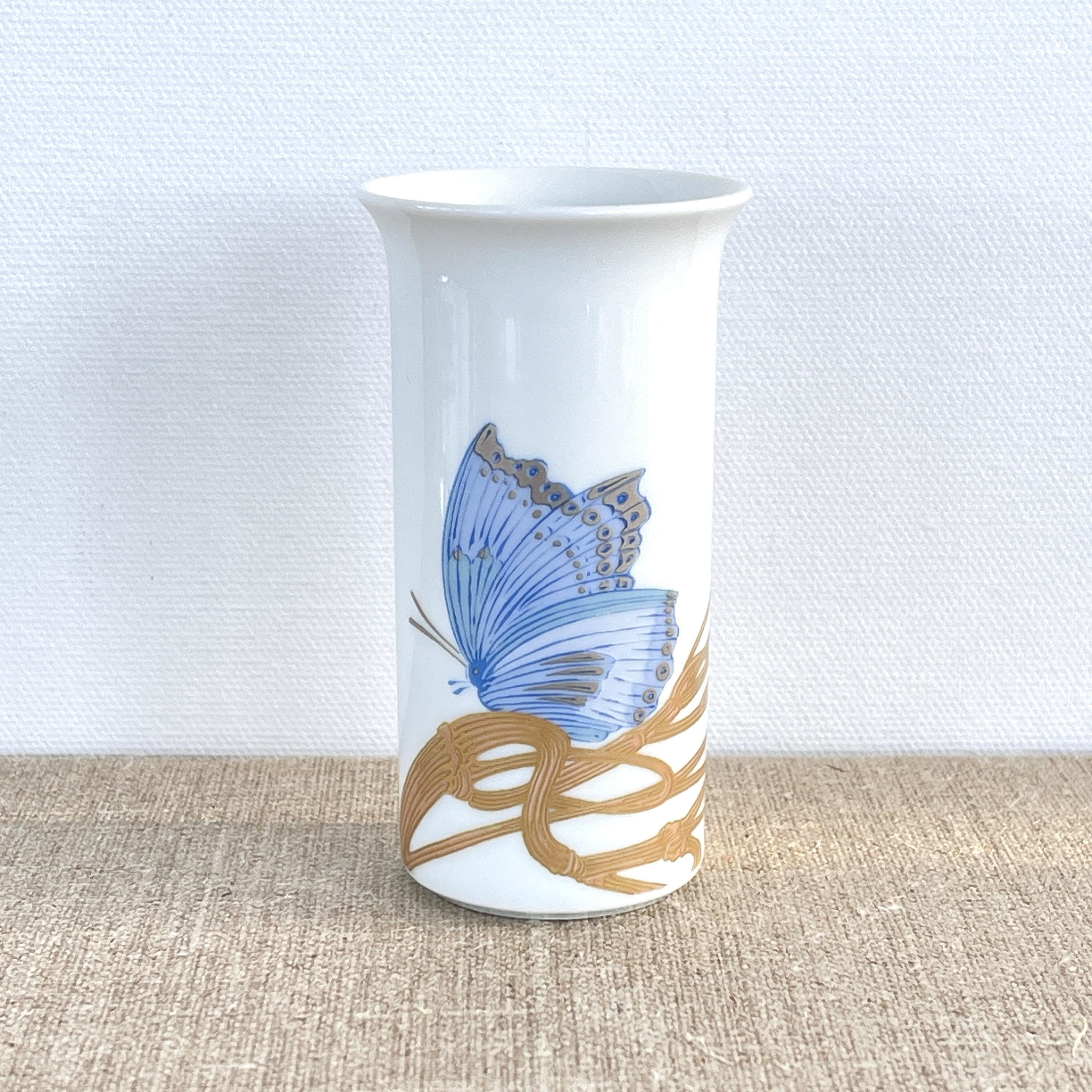 Reserved / Vintage Rosenthal Vase: German Porcelain With Blue