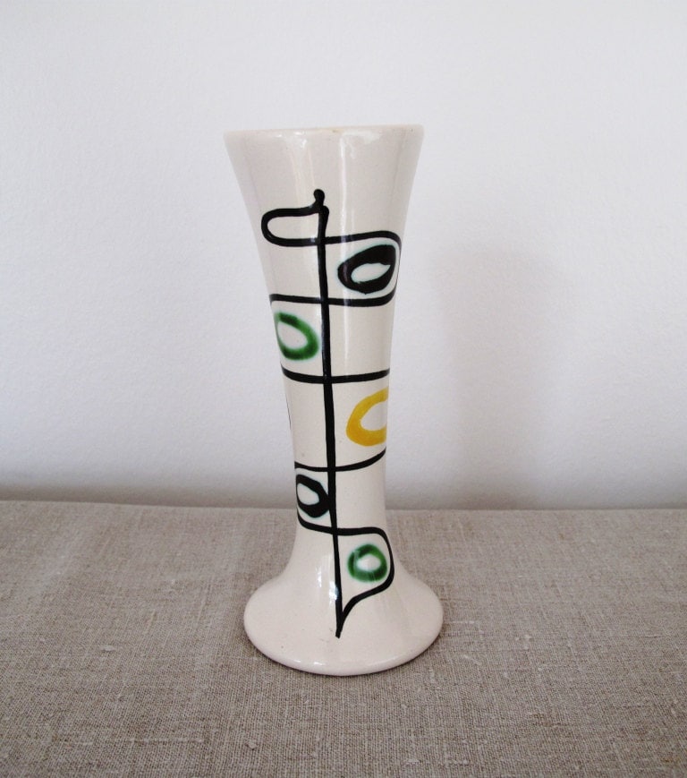 des années 50 VINTAGE VASE moderne / / au milieu du siècle / | Etsy