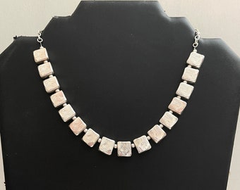 Collier Ras De Cou Vintage Dolce Vita - Doré, Motifs Géométriques, Longueur 41-45 Cm