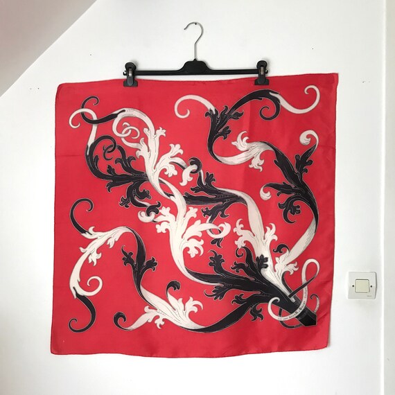 ROGER & GALLET SCARF / French vintage scarf / 40s