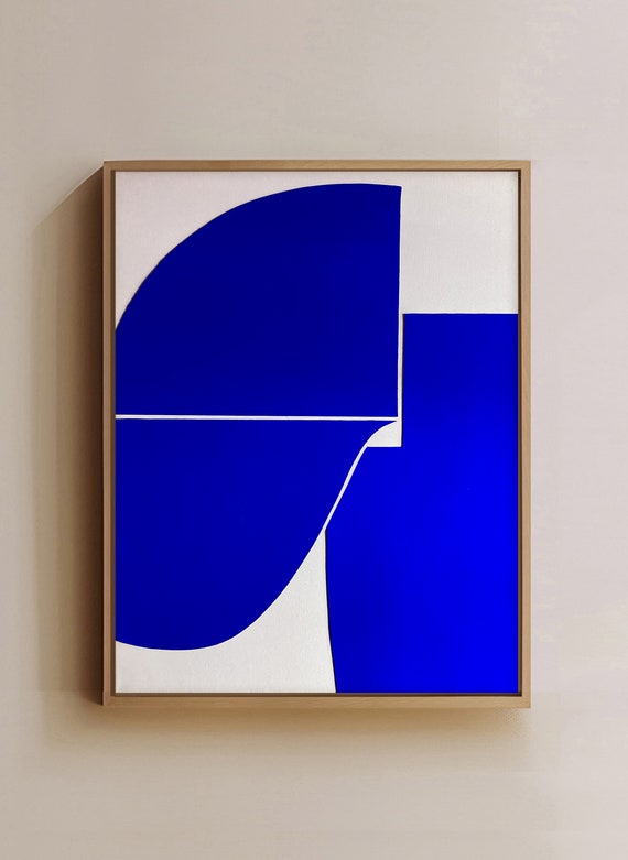 Original work - Ultramarine Shapes - Papercut - 60x80