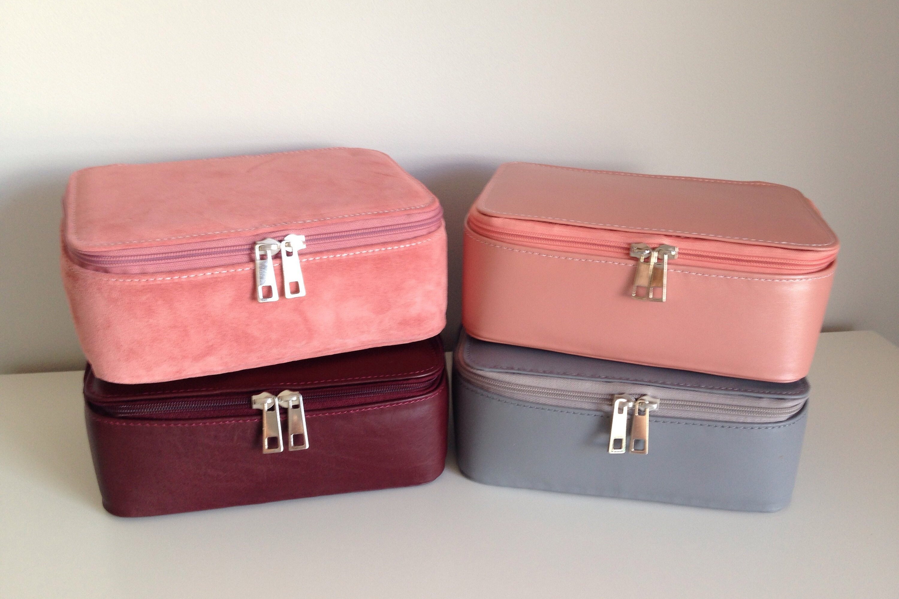 Leather Makeup Case Cosmetic Bag Vanity 50