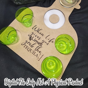 Digitale Datei - Patron Tequila Shot Tray - LASER FILE/SVG