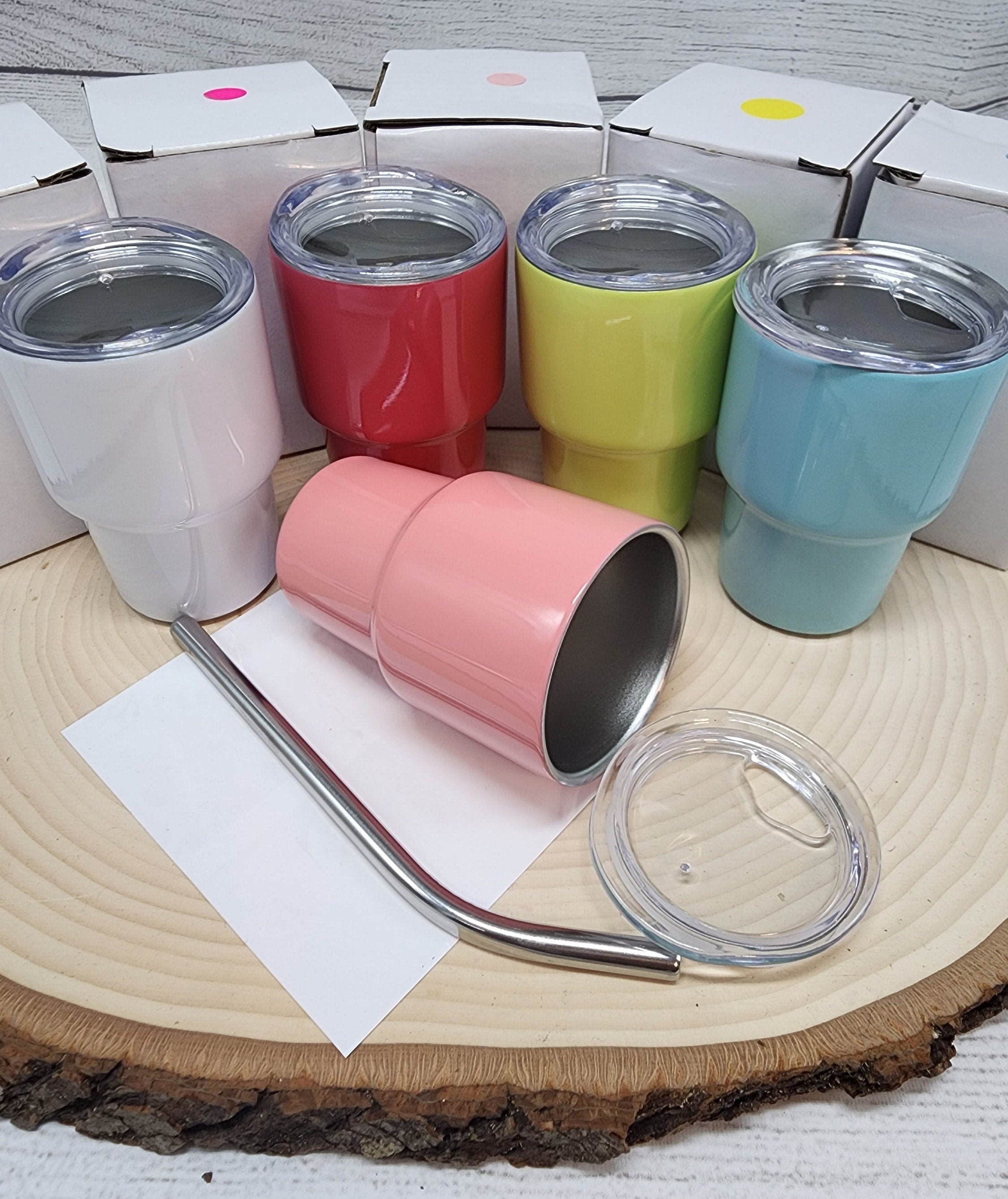 Sublimation Shrink Wrap for 20oz and 30oz Tumbler White Heat Sleeves for  Sublimating 