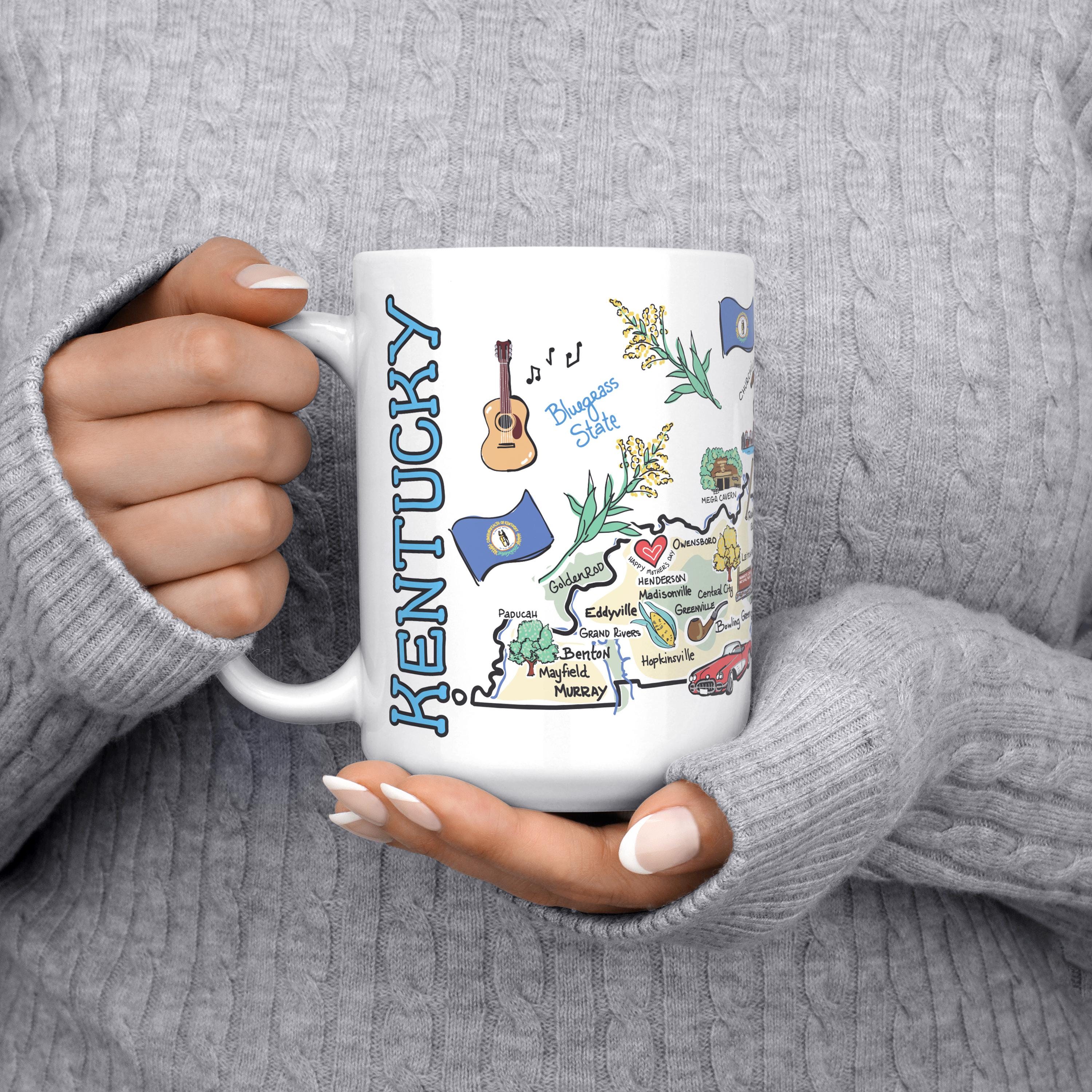 Kentucky Mug, Kentucky Coffee Mug, Kentucky State Mug, Kentucky Gift