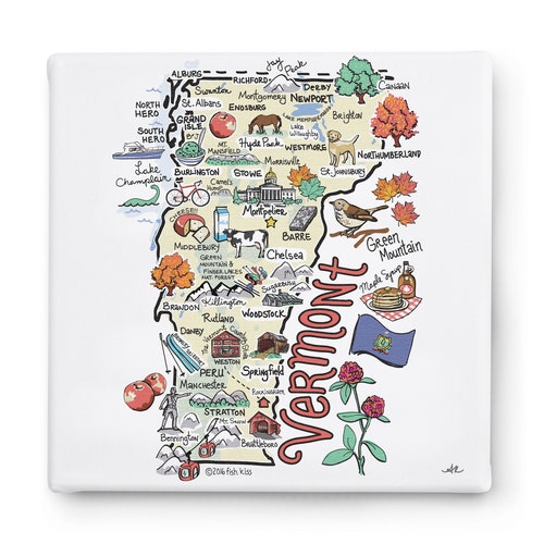 Tennessee State Map Tapestry Wall Hanging - Educational Fabric Poster With Facts, Capitals & Animals For Kids Learning