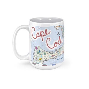 Cape Cod Mug, Cape Cod Coffee Mug, Cape Cod State Mug, Cape Cod Gift