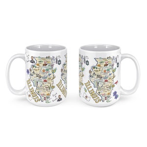 Illinois Mug, Illinois Coffee Mug, Illinois State Mug, Illinois Gift