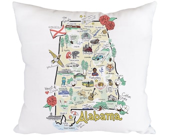 state pillows etsy