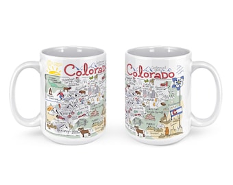 Colorado Mug, Colorado Coffee Mug, Colorado State Mug, Colorado Gift