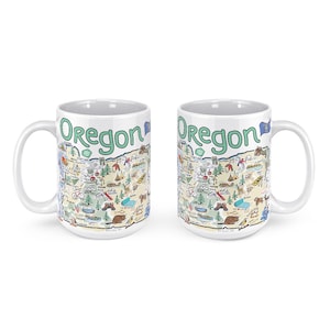 Oregon Mug, Oregon Coffee Mug, Oregon State Mug, Oregon Gift