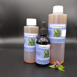 Prunella Vulgaris Glycerite: Alkoholfreie Tinktur, doppelt infundiert