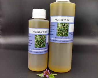 Prunella Vulgaris Oil Double Infused Pure & Potent Organic Handmade In Small Batches Vegan Gluten-Free Non-GMO Bumbling Acres Farm