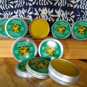 Arnica Salve Double infused in small batches for great potency Only 3 ingredients No Additives Pure & Potent  Bumbling Acres Farm