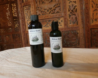White Willow Bark Double Infused Oil 100% Organic Concentrated Handmade Small Batches Vegan Non-GMO Gluten-Free