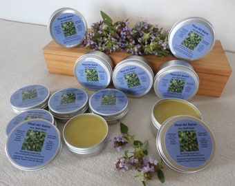 Prunella Vulgaris Double Infused Salve Organic Handmade small batches Pure & Potent Gluten Free Bumbling Acres Farm