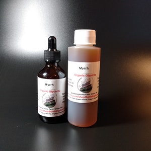 ミルラグリセリトチンキ、ダブルインフューズ、ヴィーガン