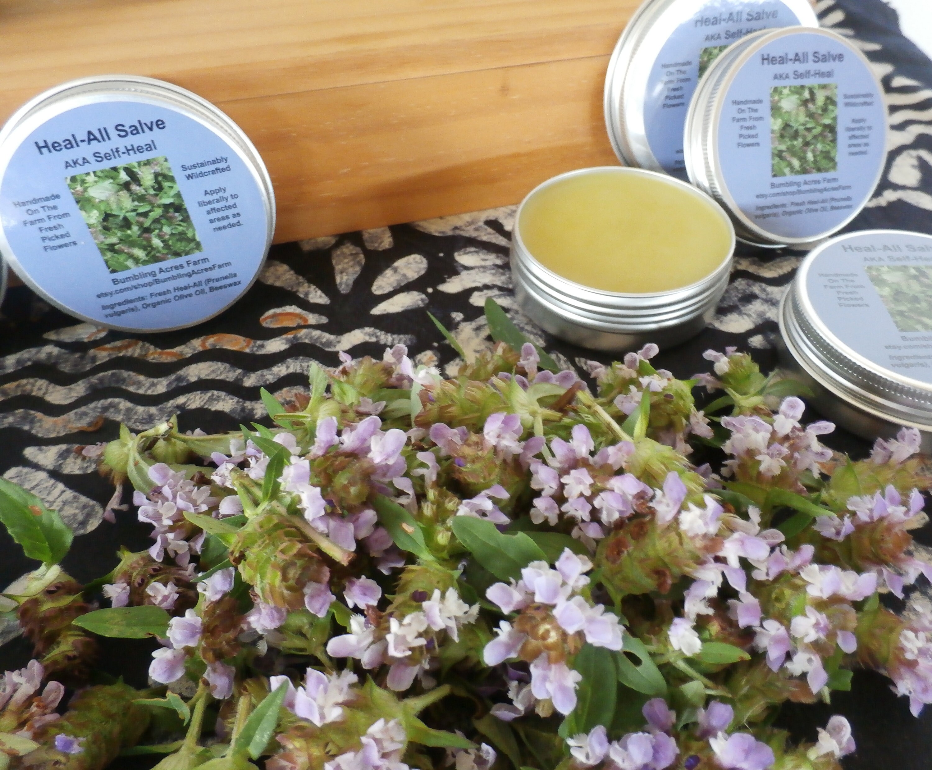 Selfheal AKA Healallallheal Flower Salve Prunella Vulgaris Etsy UK