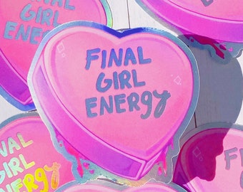 Holographic Final Girl Vinyl Sticker