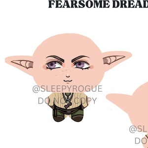 Fearsome Dread Wolf | Plush Keychain