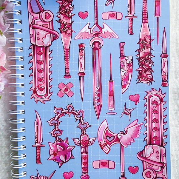 Pastel Weapons, Reusable Sticker Book