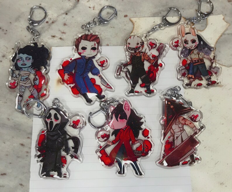 DBD Killer/Slasher Charms Etsy