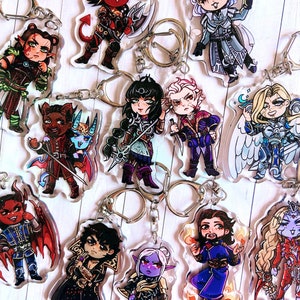 BG3 Inspired | Keychain Charms