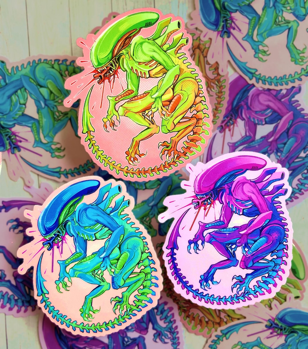 Xeno Variants | Vinyl Stickers