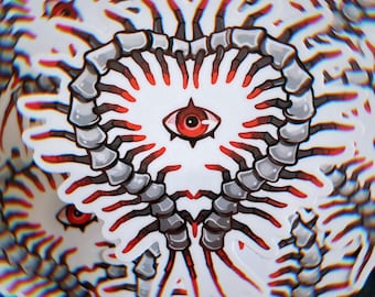Centipede Omen | Vinyl Sticker