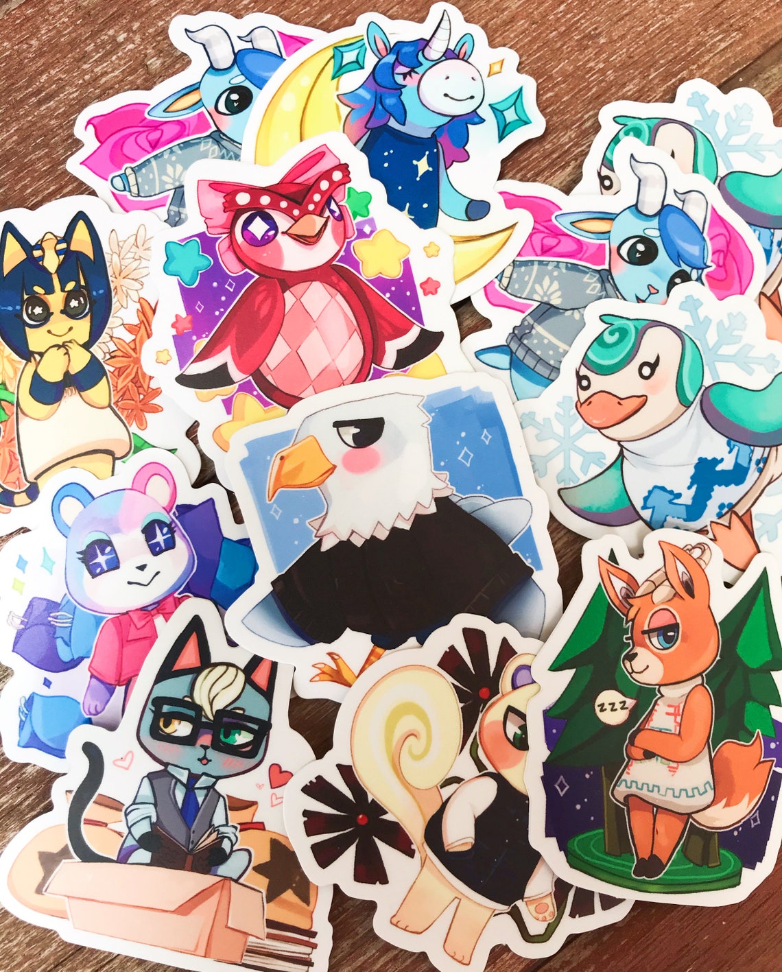 ACNH Vinyl Stickers Etsy