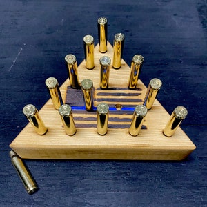 BRANDED SOLITAIRE GAME (Blue Line Flag)