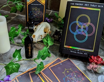 The Fantasy Art Tarot Deck, Limited Quantity, Handmade Guidebook