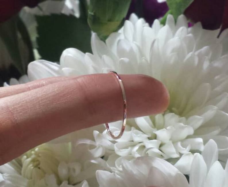 THIN /& STRONG Platinum wedding band spacer ring narrow low profile skinny palladium white gold ring 18kt 14kt about 1mm platinum band