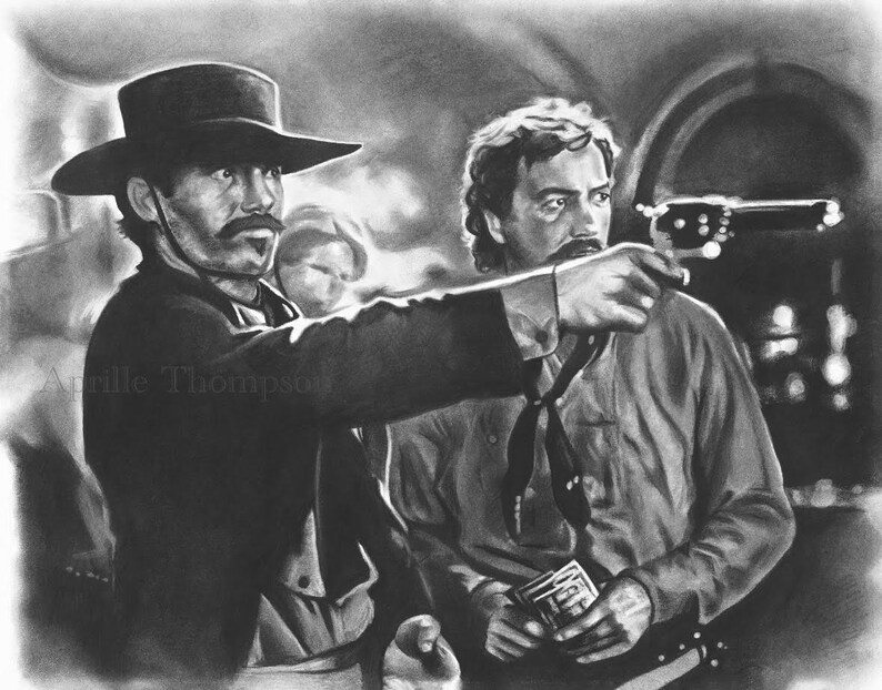 Johnny Ringo and Curly Bill (print) - Etsy