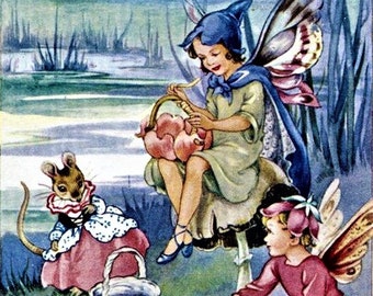 Vintage Fairy Digital Download Printable Art Image | Etsy