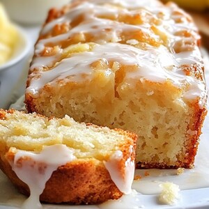 Recept voor snel brood met ananas en kokos Digitale download Afdrukbaar