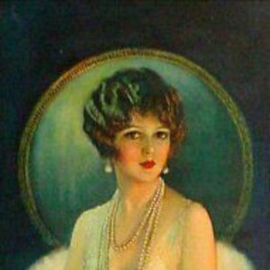 Vintage Digital Image Woman Dressed in 1920s Attire Download Printable Art Deco
