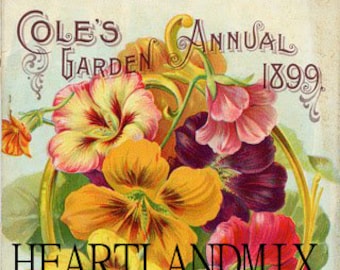 Vintage Cole's Seeds 1899, Pella Iowa Digital Download Printable