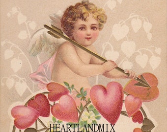 Vintage Victorian Valentine's Day Card To My Sweetheart